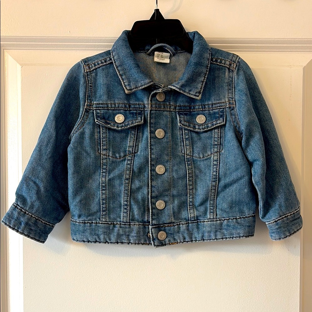 H&M Blue Jean Jacket Classic Denim Style 12-18mo